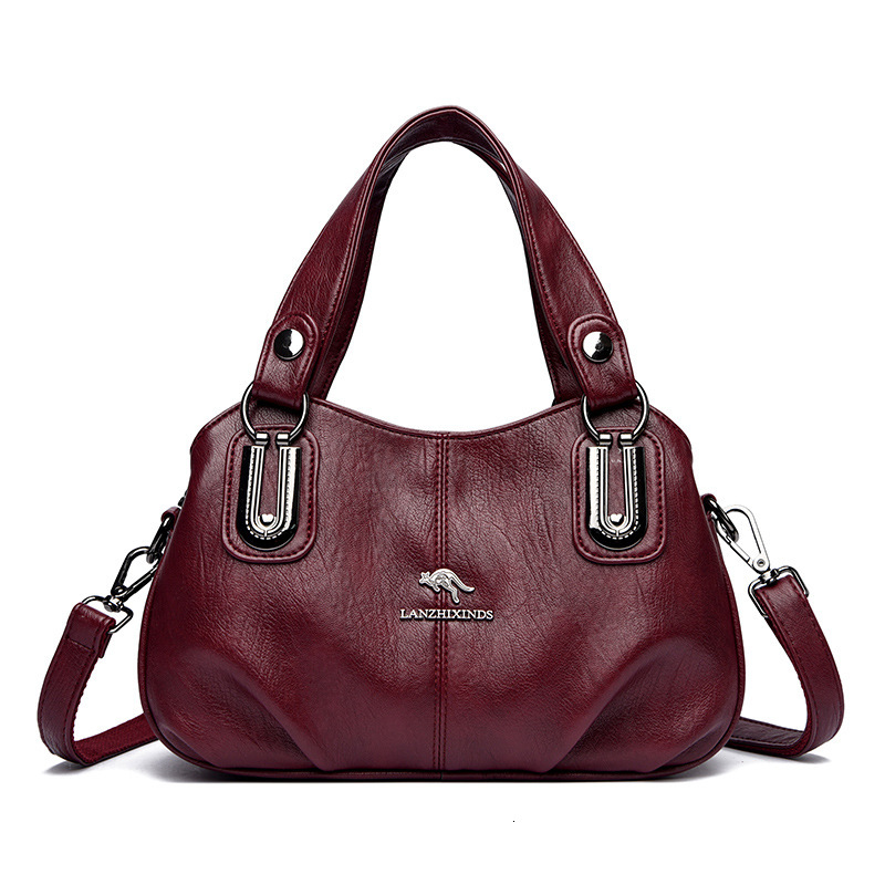 Free Shipping Designer's New Handbag Large Capacity Shell Middle-aged Mother Bag Multi Compartment Single Shoulder Crossbody Bag