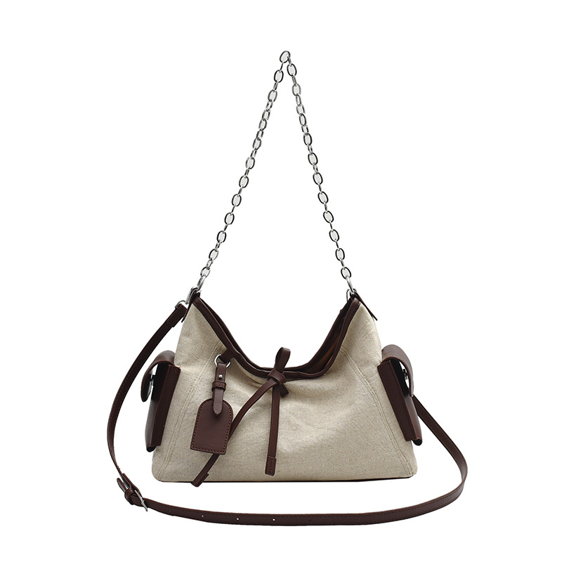 Designer Free Shipping Bag Shoulder Bags Canvas Splicing Large Capacity Tote Underarm Bag Fashion