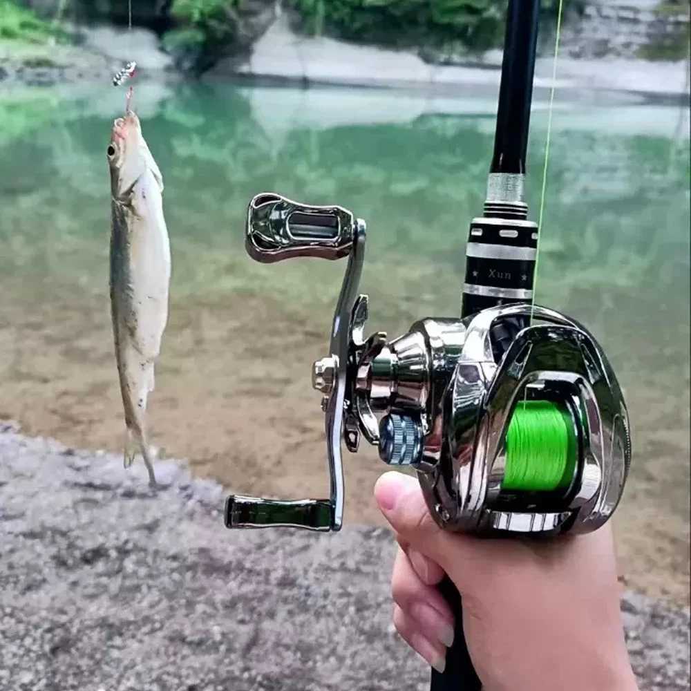 6.3 1 Gear Ratio Anti Seawater Corrosion Baitcasting Fishing Reel 12Kg/26Lb Max Drag Casting Reel with Metal SpoolXJ241209