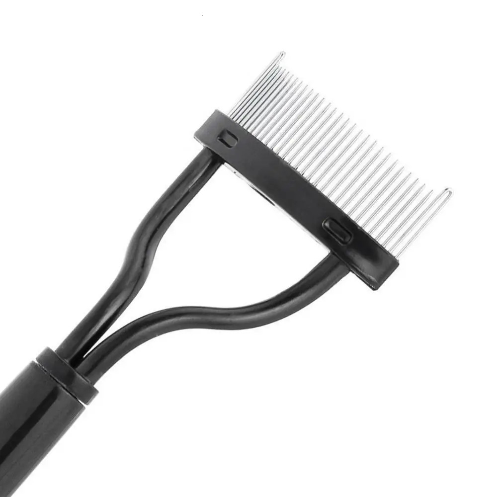 Eyelash Curler Steel Needle Eyelashes Extension Brush Comb Lash Separator Beauty Eyelash Curler Makeup Tool 241209