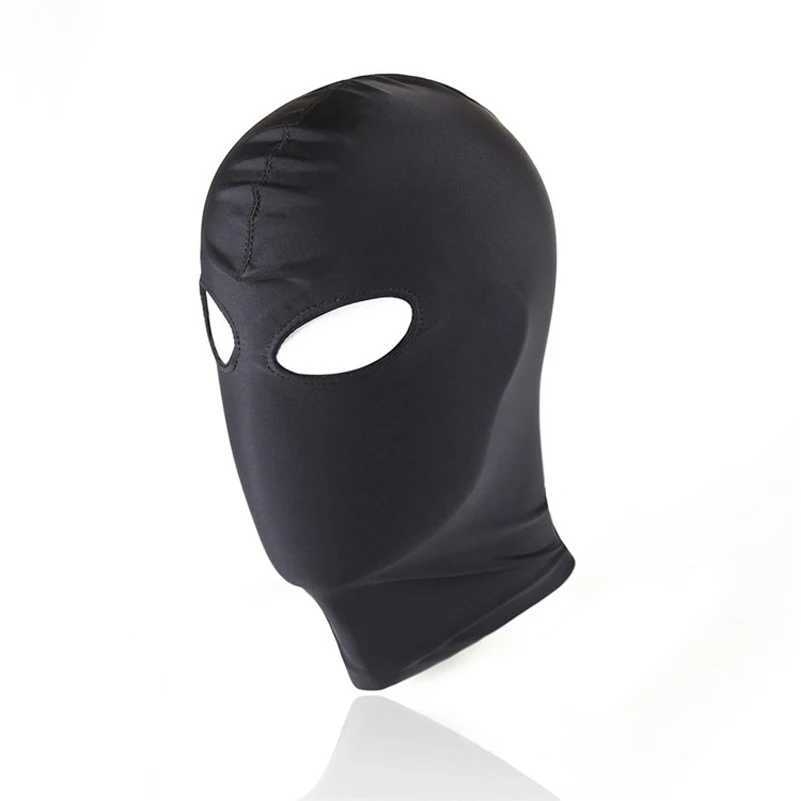 3pcsSexy high Elastic Latex Hood Fancy ball Mask 4Styles Breathable sun-proof Fetish masquerade SM Cosplay for HallowsDay partyXJ241209