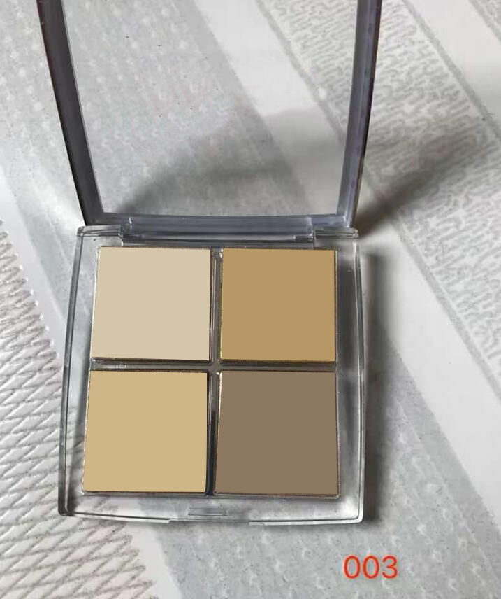 Top Quality New Brand Designer Highlighter Powder Palette 4 Colors Glitter Contour Brighten Shimmer Dia Face Makeup Cosmetic