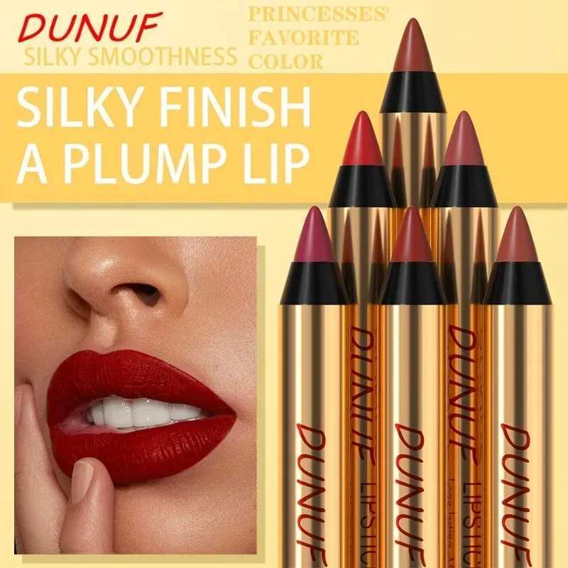Rich Color Non-stick Lipstick Pencil Long-lasting Matte Lip Liner Crayon Red Tint Brown Lipliner Makeup Easy To Apply CosmeticsXJ241209