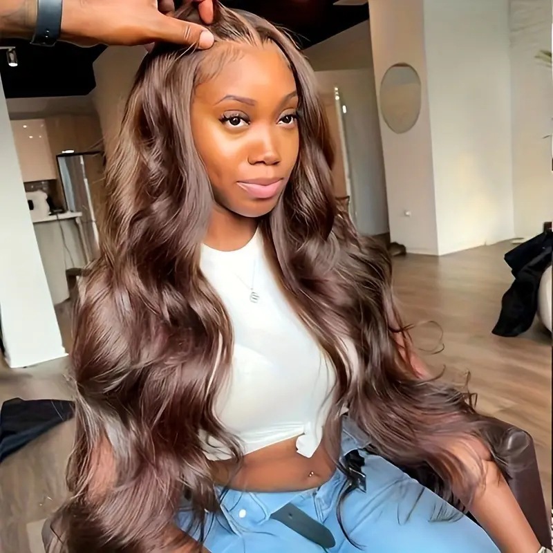 32 Inch Large Waves Wig Highlight Blonde Full Frontal Closure 13x4 Lace Front Similar to Real Human Hair Wig For Women Big Curly Heat Resistant Pre Pl