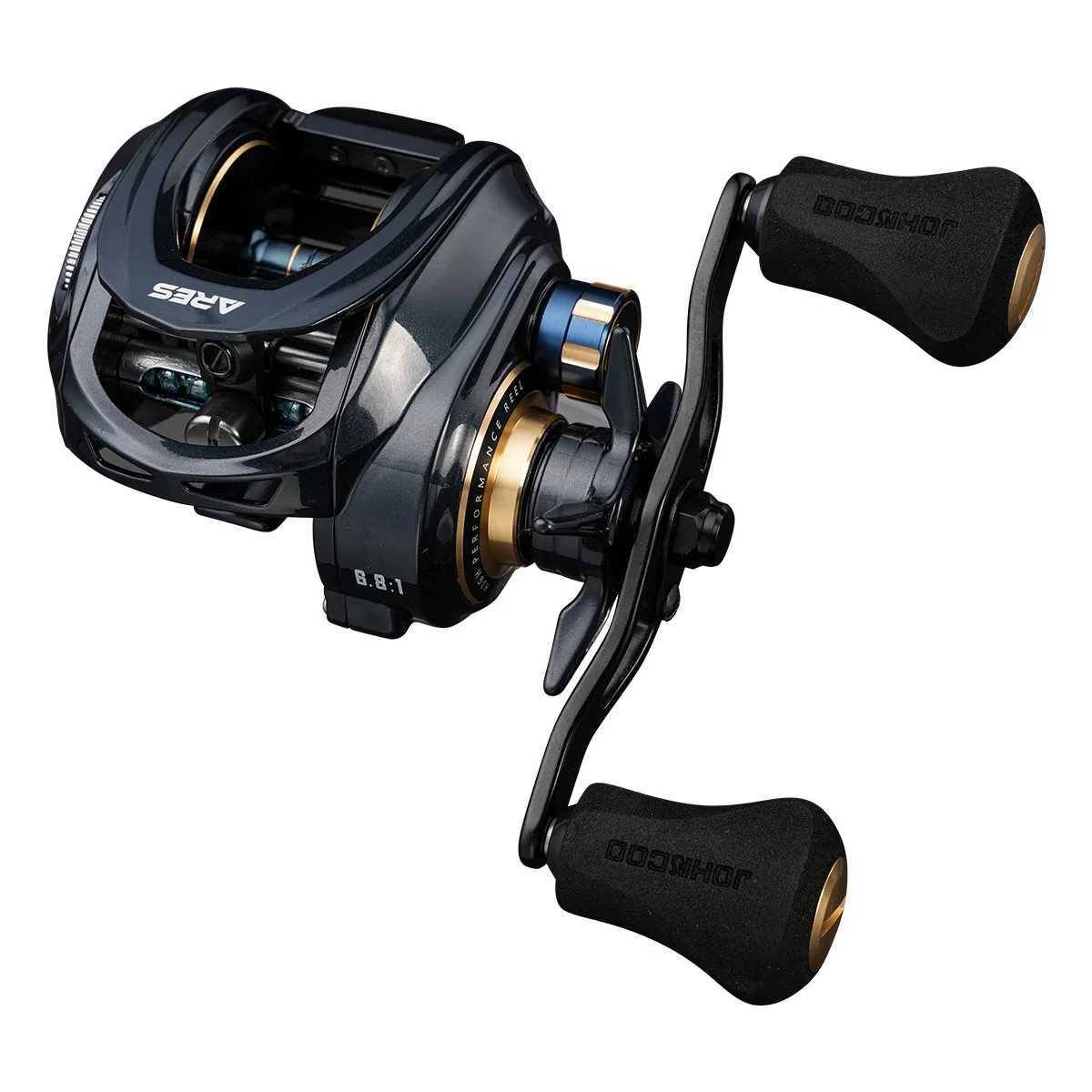 Baitcasting Reel Metal Body 15KG Max Drag 7+1 Bearings Aluminum Fe Freshwater Saltwater Fishing ReelXJ241209
