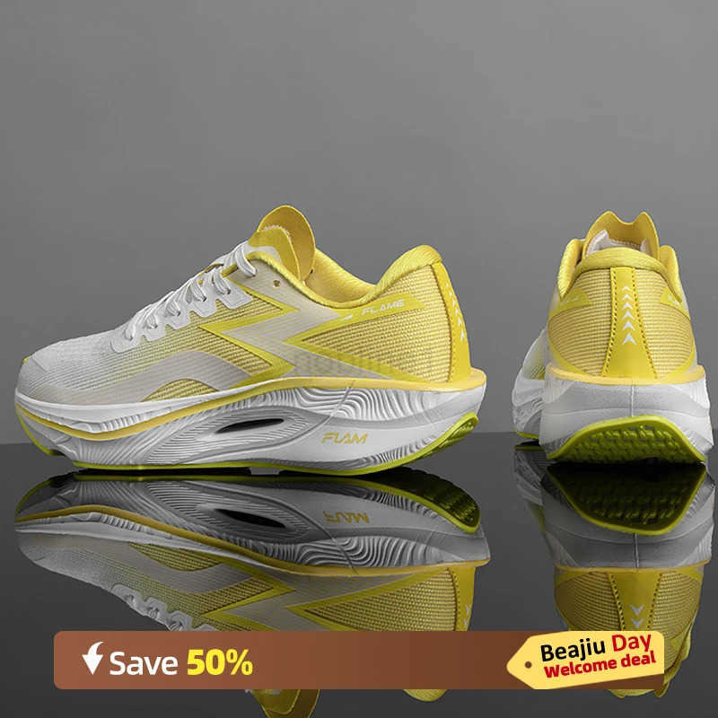 Marath Air Cushi Men Sports Running Shoes Carb Plate Breathable Lightweight Wens Cfortable Athletic Nskid Sneakers Z250318