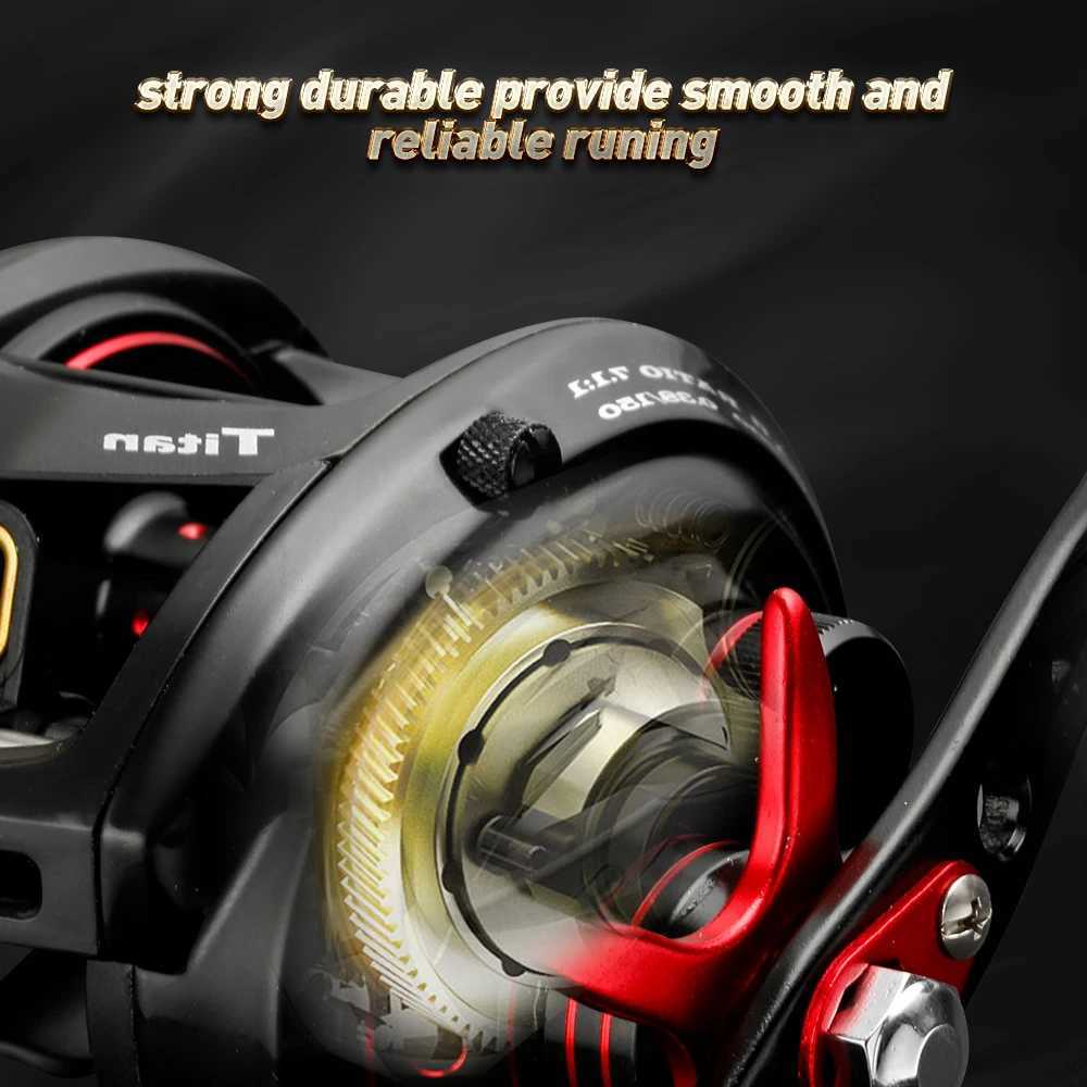 JOHNCOO Fishing reel MT200 Bait Casting Reel Big Game 13kg Max Drag jigging Fishing Reel 11+1 BB 7.1 1 Baitcasting reelXJ241209