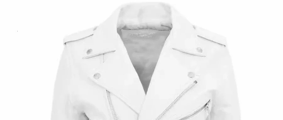 White PU Leather Jacket Mens Long Sleeve Motorcycle Punk Style Coat Autumn Winter 241202