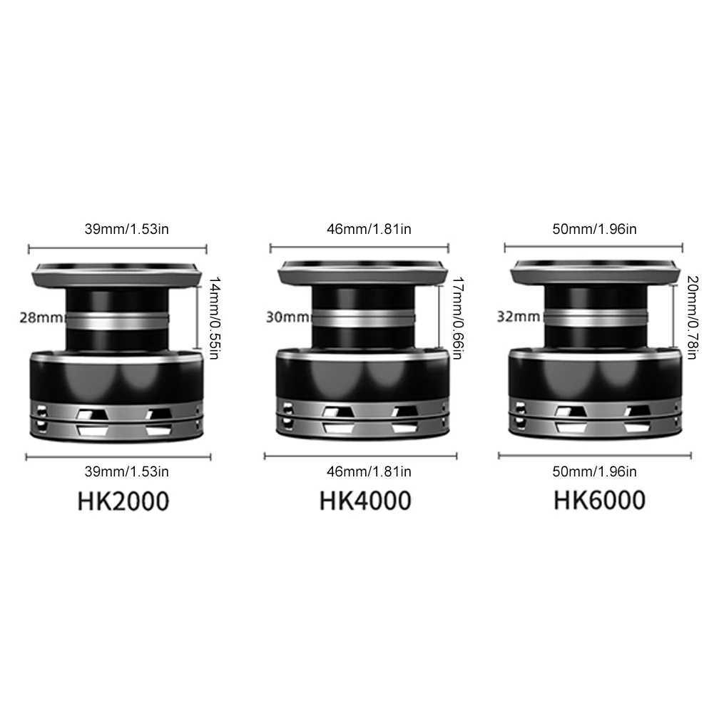 Spinning Reel Full Metal Body All Purpose Fishing Spinning Reel 12kg Max Drag for Saltwater and Freshwater FishingXJ241209