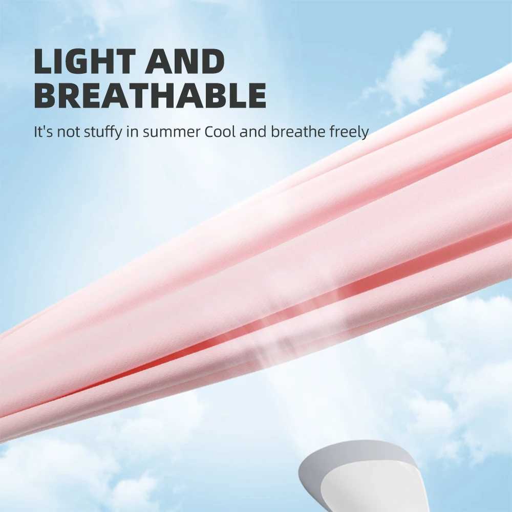 3pcsICE Silk Balaclava Face Mask Summer UPF50+ Dustproof Breathable UV Protector Motorcycle Cycling Bandana Headgear for Girl WomenXJ241209