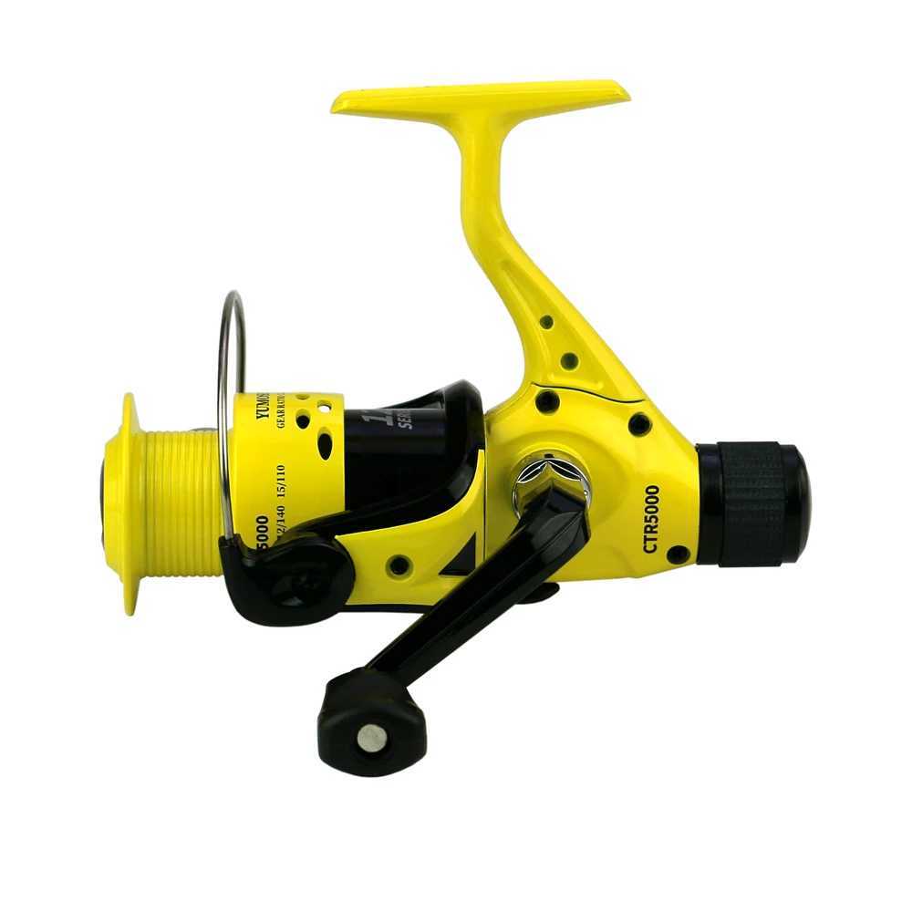 12BB Fishing Reel CTR2000-7000 5.5 1 Foldab Arm Rocker Fish wheel with rear dragXJ241209