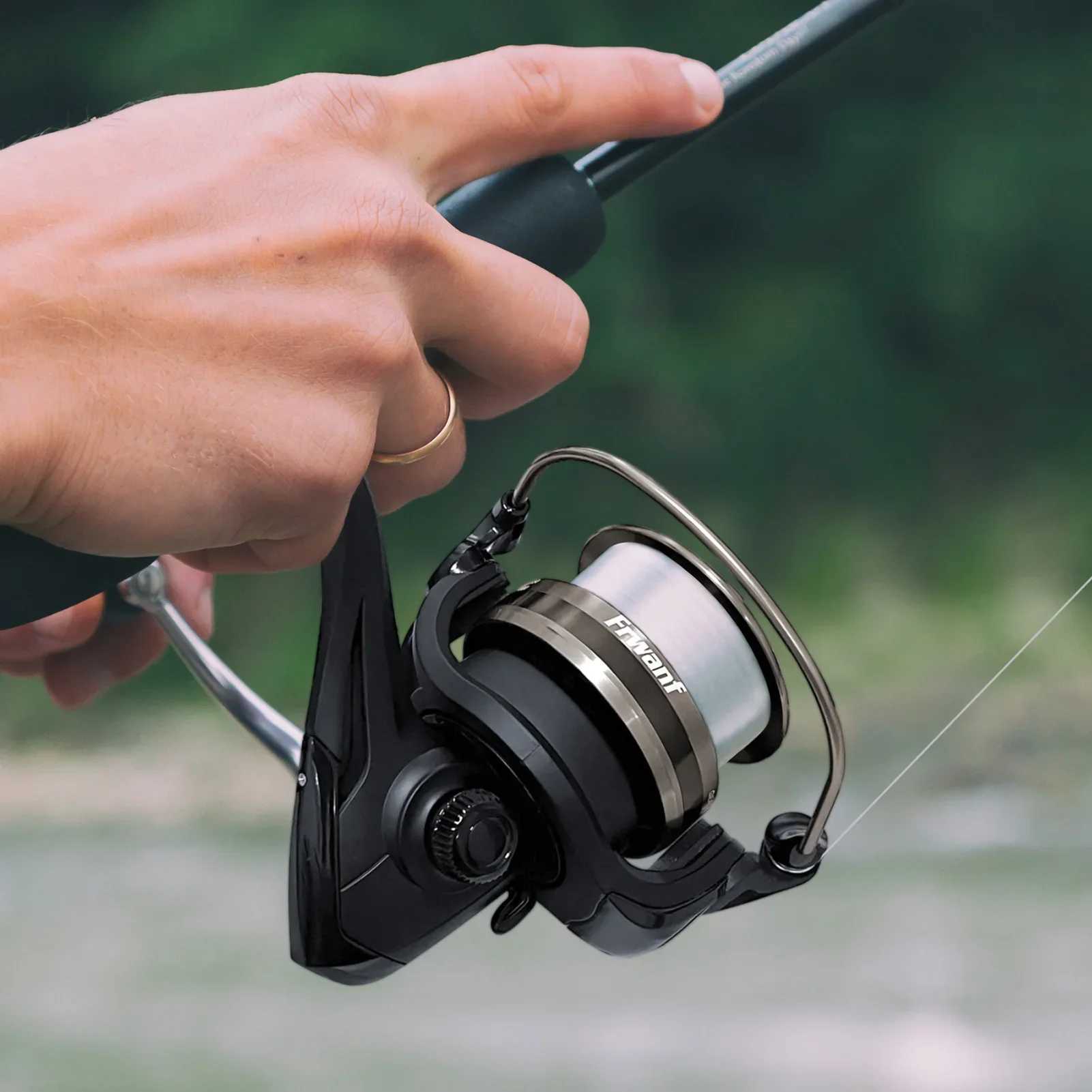 Saltwater-proof Spinning Fishing Reel Shallow Spool 5.0 1 Max Drag 10kg max drag 8BB Bass Pike Fishing For Carp fishing WheelXJ241209