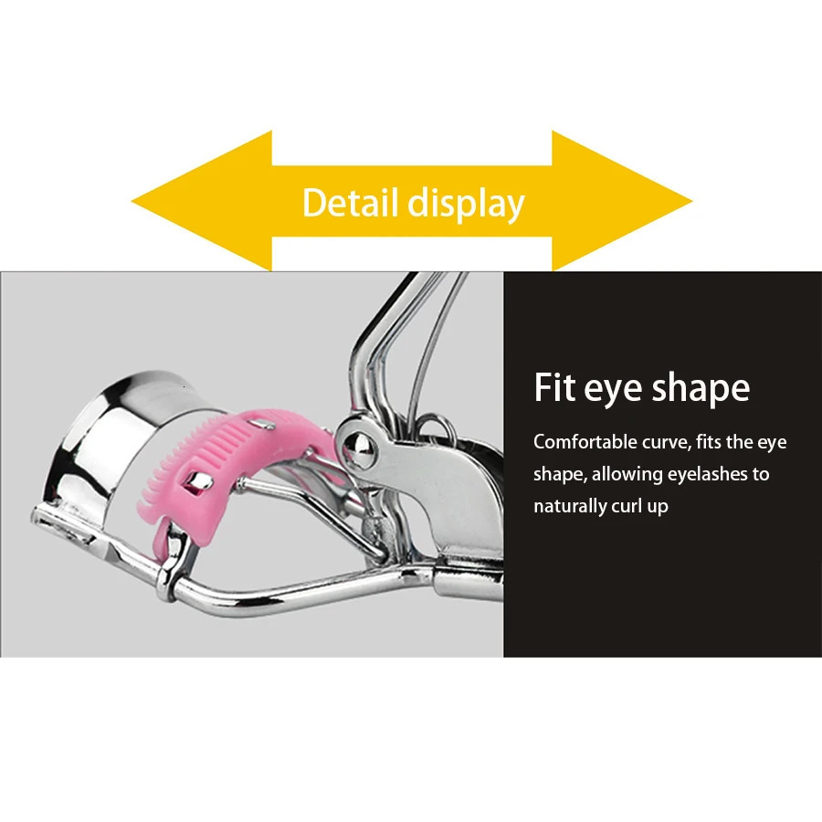 Silicone Handle Eyelash Curler Practical Eyelash Curler Wide Angle Curler Suitable For Beginners In Beauty And Makeup Tools 241209