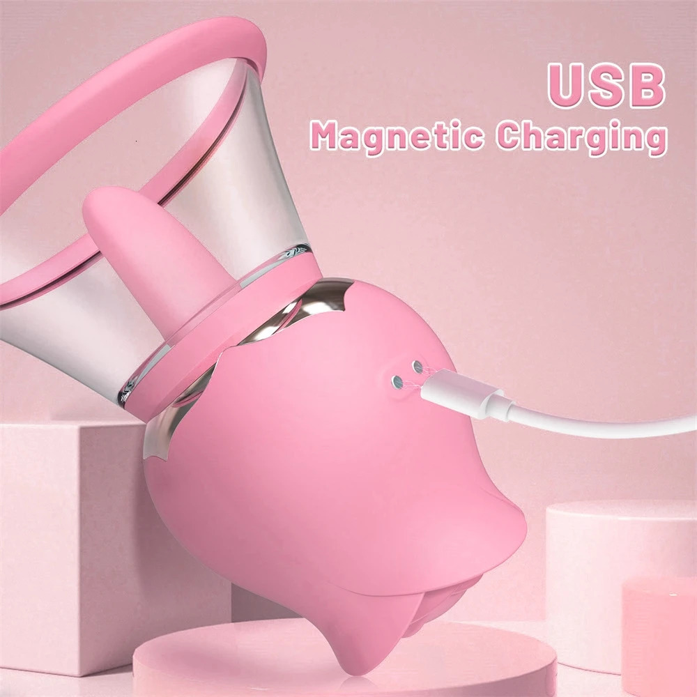 Clitoral Sucking Vibrator Adult Toys Licking Tongue Nipple Stimulator Vagina Massager Female Masturbation Sex Toy for Women 241209