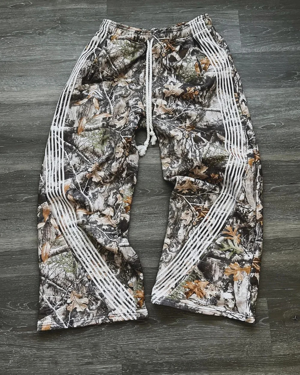 Streetwear Sweatpants Y2K Pants Women Men Harajuku Gothic Hip Hop Camo Graphic Baggy Casual Elastic Waist Jogging Trousers 241206