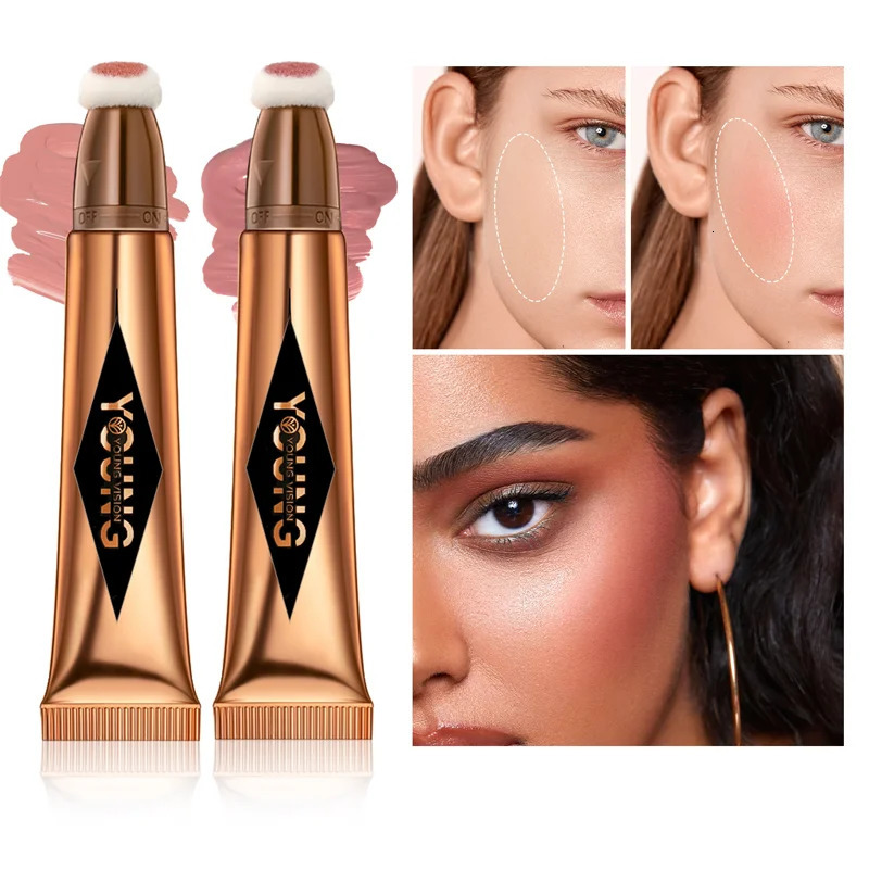 Multifunctional Liquid Blush Face Contour Highlight Eye Shadow Stick durable waterproof silky all-in-one creamy texture 241209