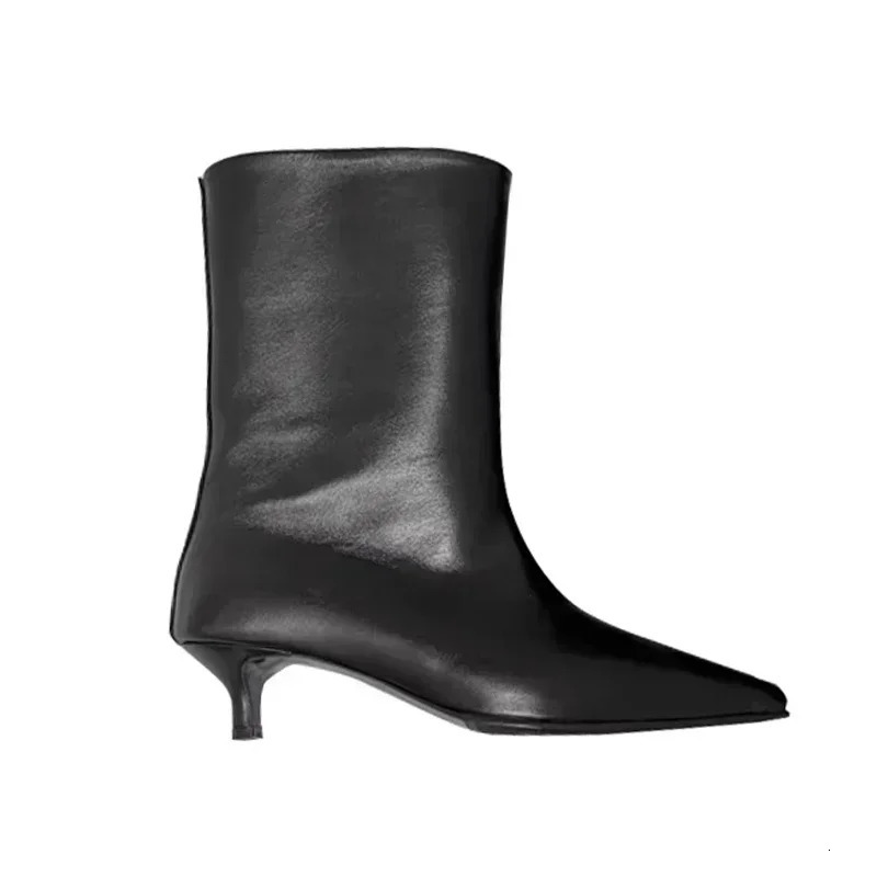Pointed Toe Ankle Boots Womens High Heels er Autumn/Winter Fashion Party Shoes Gothic Chelsea Botas Zapatillas Mujer241209bj