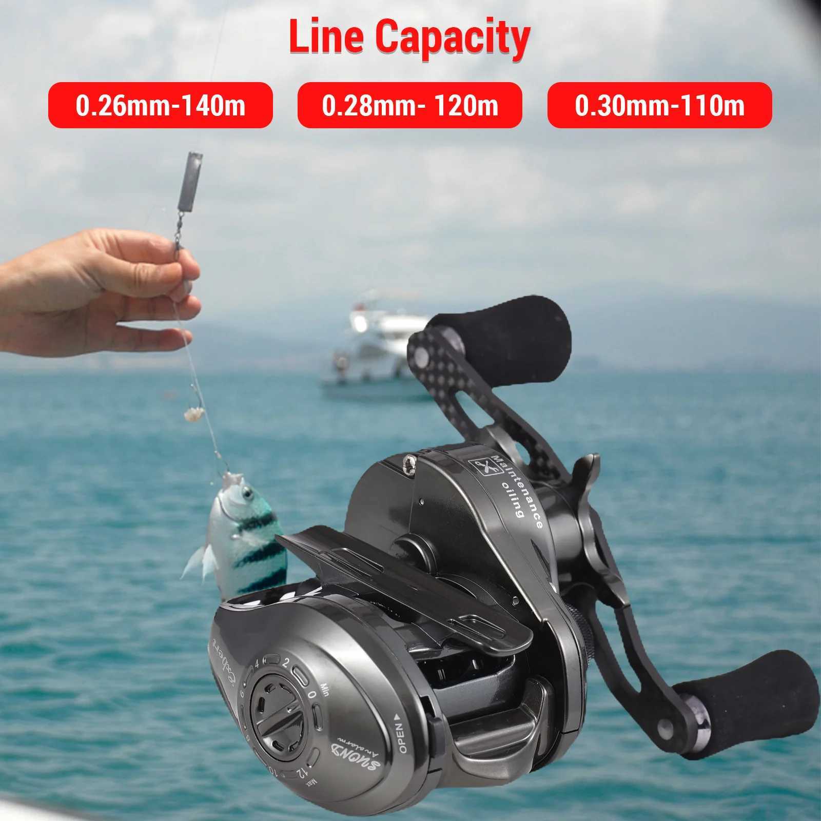 Fishing Bait Casting Reel Ultra-light Caon Drop Wheel 5+1 High-speed 8.1 1 Gear 6kg Fishing ReelXJ241209