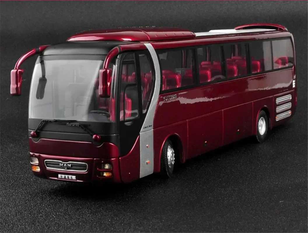 Free shipping 1 42 Suitable for YuTong Bus ZK6120R41 Die cast Car Model Toy Boys and Girls Gift Series Red/White Metal Plastic