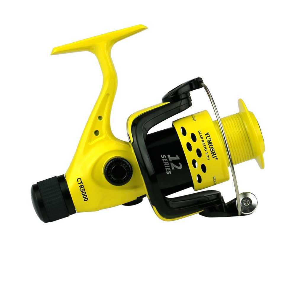 12BB Fishing Reel CTR2000-7000 5.5 1 Foldab Arm Rocker Fish wheel with rear dragXJ241209