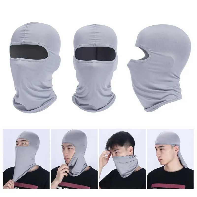 3pcsBalaclava Full Face Mask Hiking Cycling Camping Hunting Airsoft Cap Bike Head Cover Summer Men Women Ski MaskXJ241209