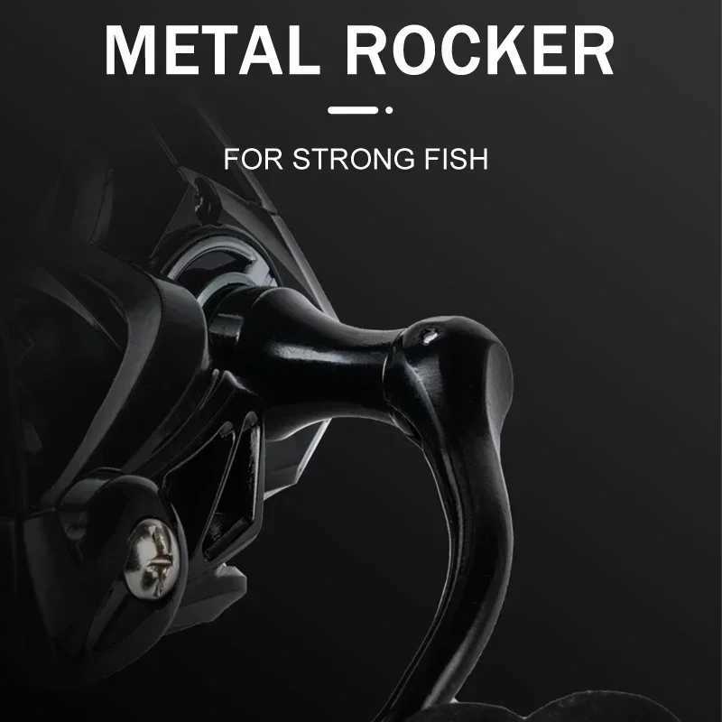 Spinning Reels 8KG-12KG Max Drag Carrete de pesca 5.2 1 Metal Hand Fishing Reel Coils Saltwater Reel for Fishing AccoriesXJ241209