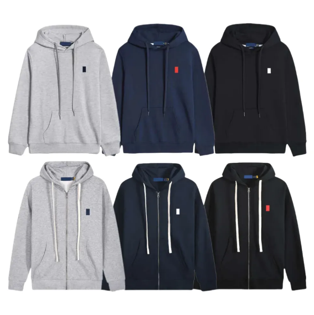 Designer mens hoodies sweatshirts zip up men polos women Cotton cardigan autumn winter fashion Hooded Pullover Shirt casual hood sport jacket clothing S-5XL