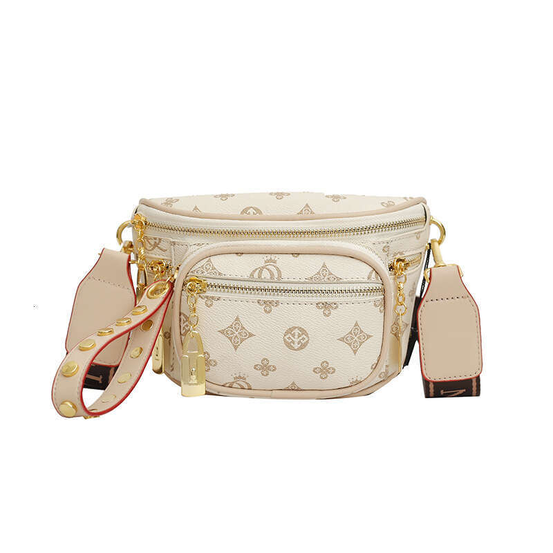 Chest women's fashionable casual letter waist bag, temperament style, single shoulder crossbody bag