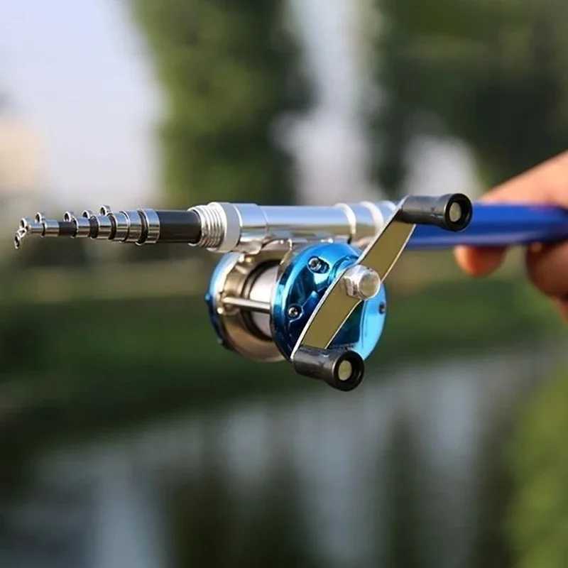 Metal Drum Reelsmall Foot Pen Fishing Rod Special Fishing Line Reelice Fishing Reelft And Right Hand ReelsXJ241209