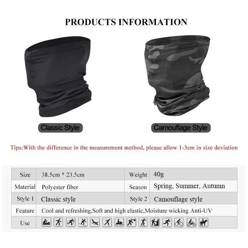 3pcsCamouflage Bandana UV400 Ice Silk Half Face Mask Cycling MotorcycleFishing Magic Scarf Outdoor Sports Face Cover HeadbandXJ241209