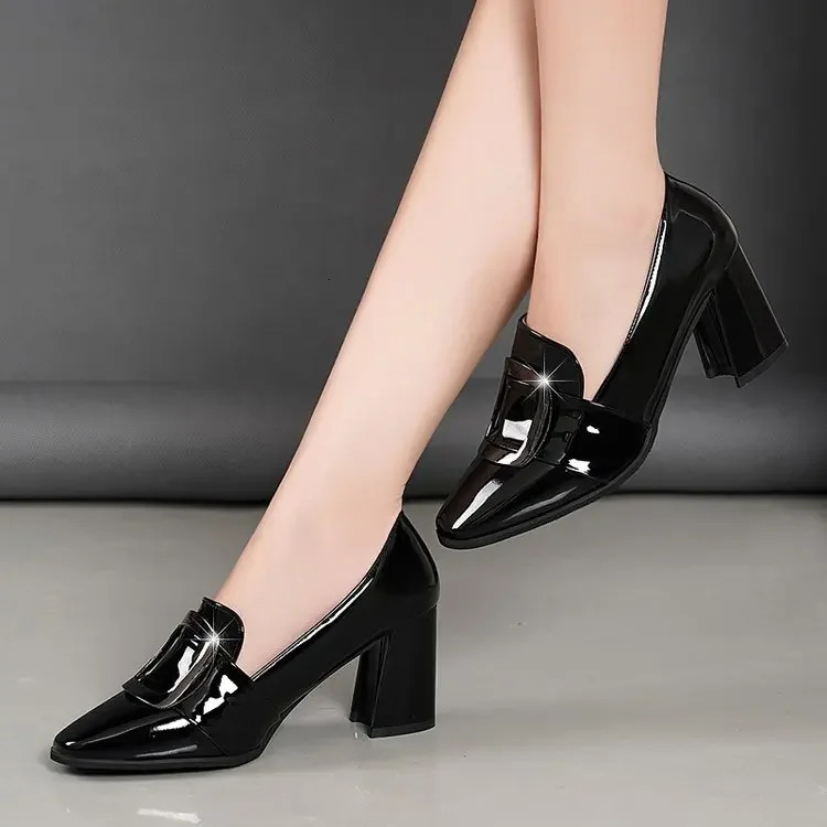 Womens Fashion Spring and Autumn Dress Shoes Narrow and Pointy High Heels Womens Shoes 241209