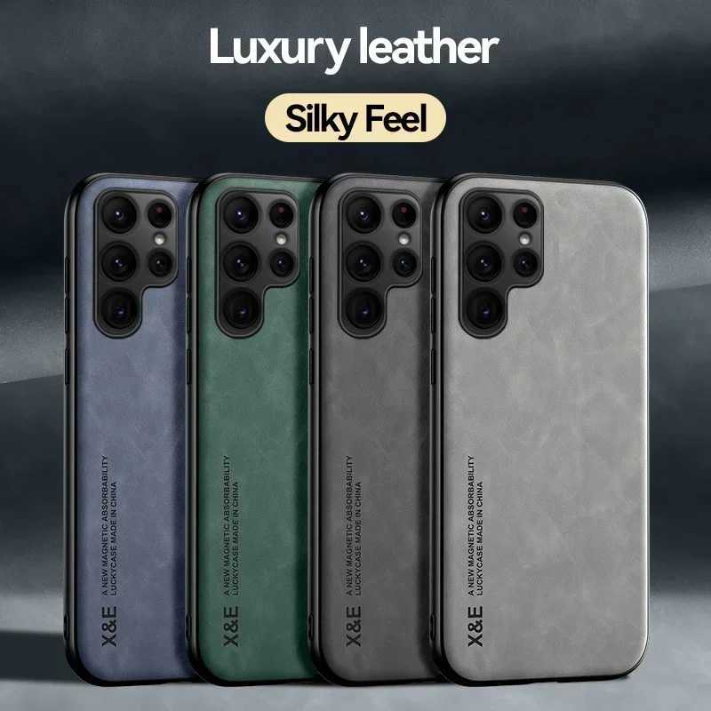 Designer Phone Case For S25 S24 S23 S22 Ultra FE A56 A36 A16 Luxury Protective Cover Magnetic Car Bracket Coque Fundas Capa M241209