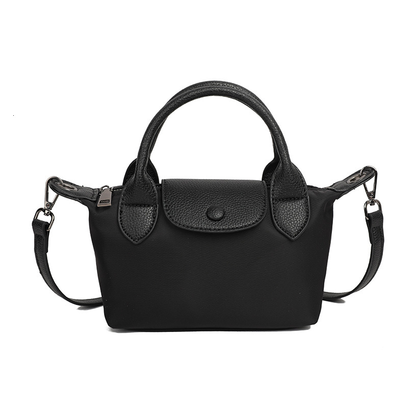 2024 New Canvas Checkered Leather Handbag Designer One Shoulder Slanted Height Quality Trainer Women's Bag Fashionable Dumpling Bag