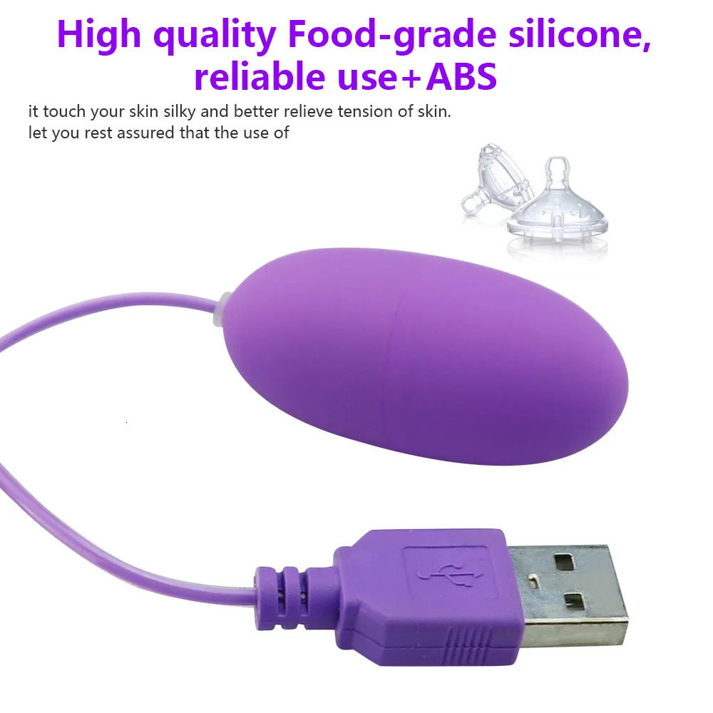 Man Nuo egg vibrator G-Spot Vibrators 18 Sex Adult Toys for Women USB Vibrating Egg Clitoris Stimulator Vaginal Massage Ball 241209
