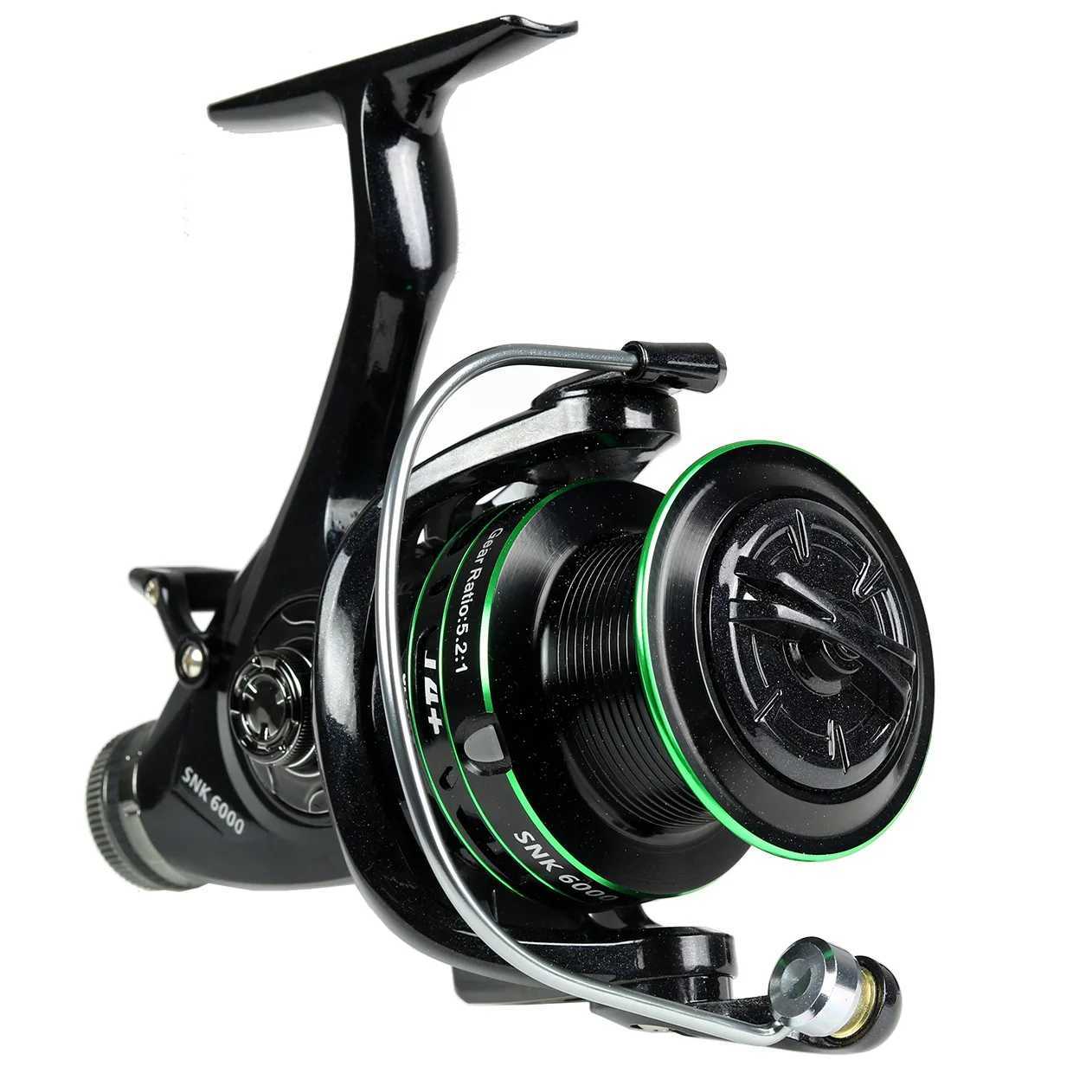 AWA 3000 6000 Doub Brake Design Fishing Reel Super Strong Carp Fishing Feeder Spinning Reel Spinning wheel fishing wheelXJ241209