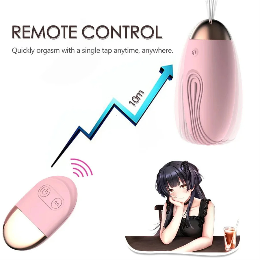 10 Speeds Wireless Remote Control Vibrators Jumping Egg Vibrating Eggs Clitoral Stimulator Vaginal Massager Sex Toy For Women 241209