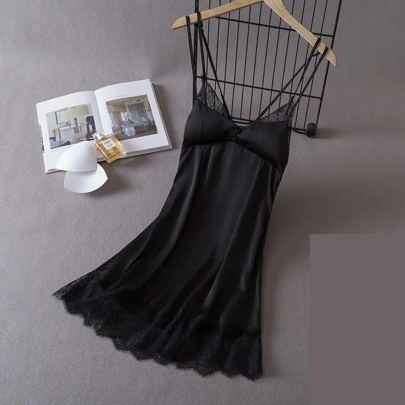 White Sleepwear Dressing Gown Sexy Backless Lace Nightgown Women Rayon Nightdress Lingerie Summer Nightwear Night Dress 241209