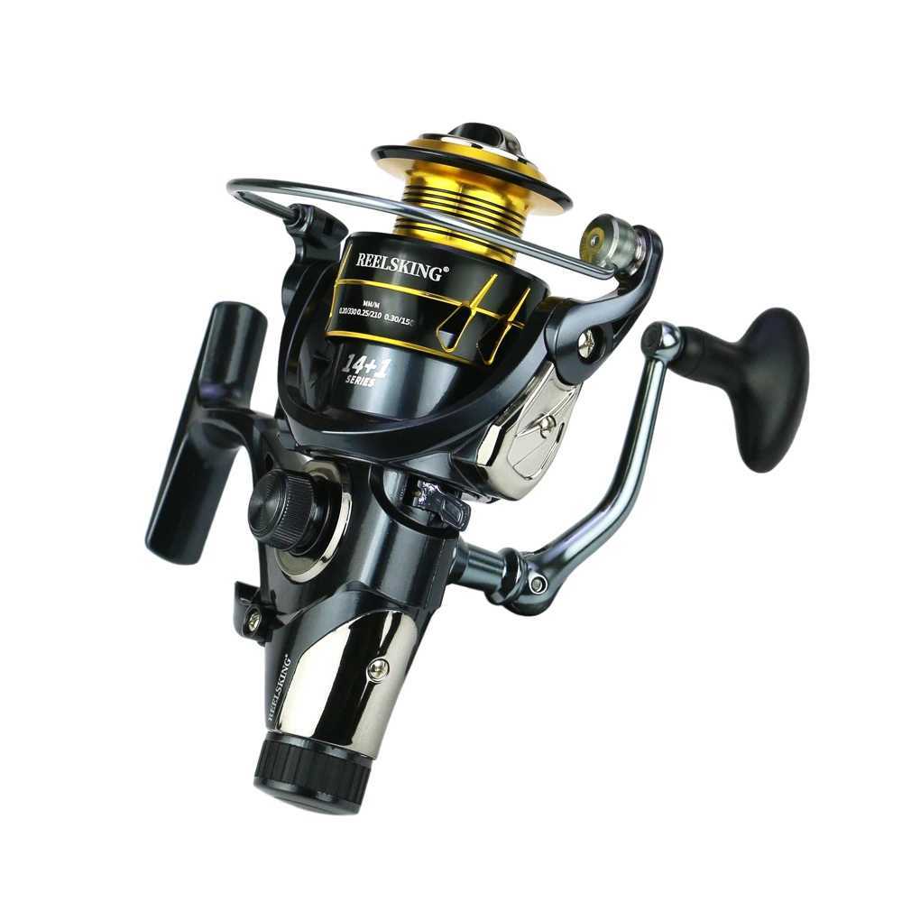 All Metal 4.9 1/5.2 1 Spinning Fishing Reel Freshwater/Saltwater Carp Fishing Reel A/Post Doub Brake Smooth Casting ReelXJ241209