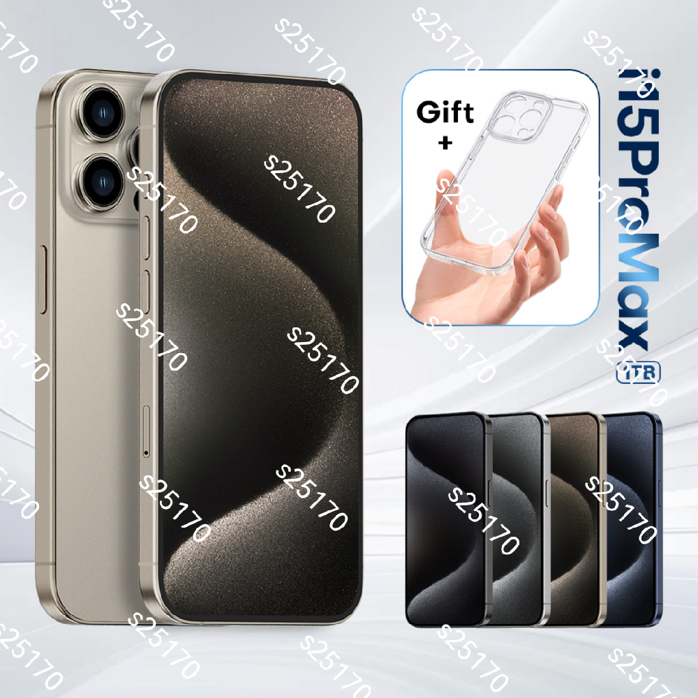 Smartphone Android I15 Pro Max avec fonctionnalités avancées, stockage de grande capacité et options de connectivité 5G