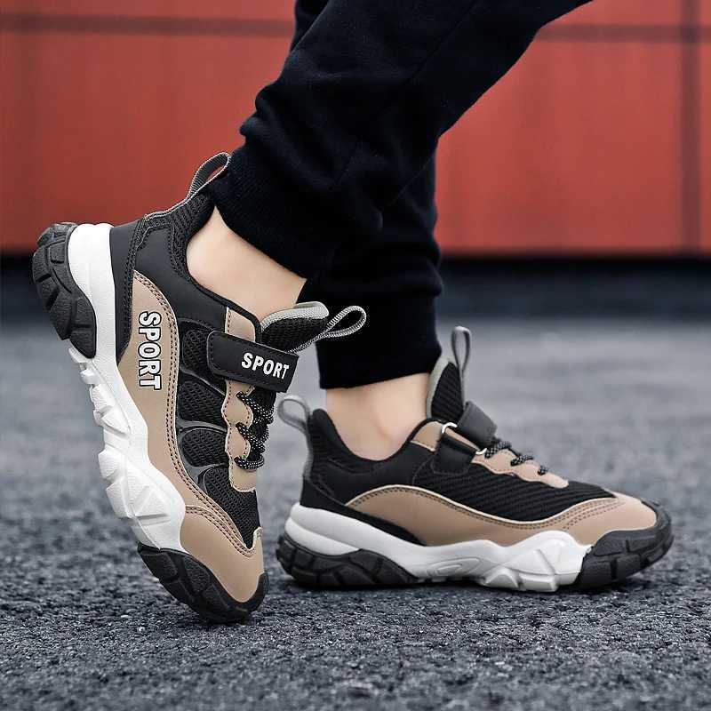 2024 childrens sports shoes 6 to 8 years old anti slip sports shoes 10 to 14 years old fashionable casual school shoes 7 years old spring X2503221
