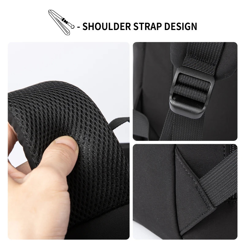 Mens Backpack Oxford Waterproof 14 inch Laptop Unisex Casual Mochila Sports Travel Zipper Lightweight Rucksacks 241209