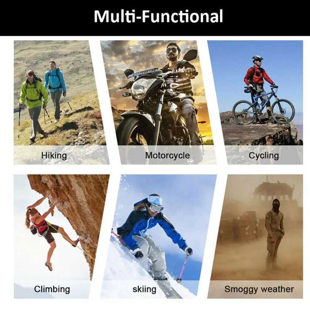 3pcsIce Silk Half Face Mask Waterproof Riding Bandanas Camping Climbing Sunscreen Turban Magic Veil Scarves OutdoorXJ241209