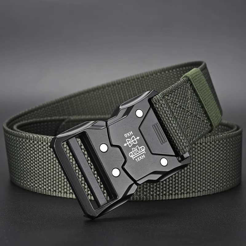 2PC tactical belt - durable authentic buckle perfect for outdoor adventures unisex accessory for men and women X2412091