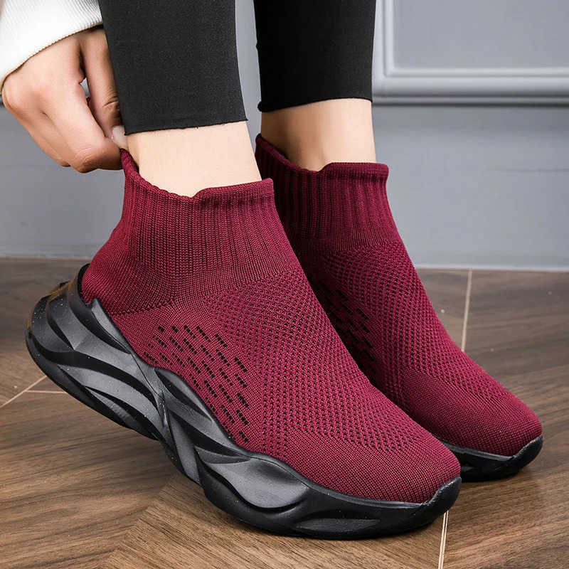 Shoes For Wen Designer Sock Shoe Tenis Socks Sneakers Non-slip Thick Soled Zapatillas Breathable Fem Light Teni Luxury Shoe Z241209
