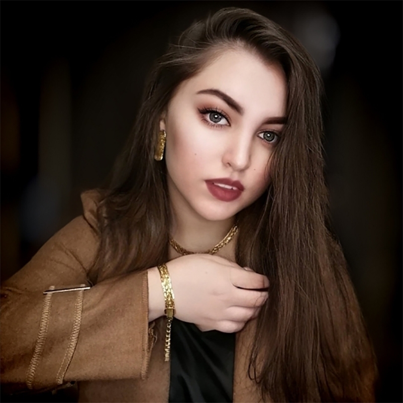Gold Color Hollow Earrings Necklace Set Fashion Women Dubai Africa Punk Jewellery Choker Necklace Wholesale Accessaries 241115