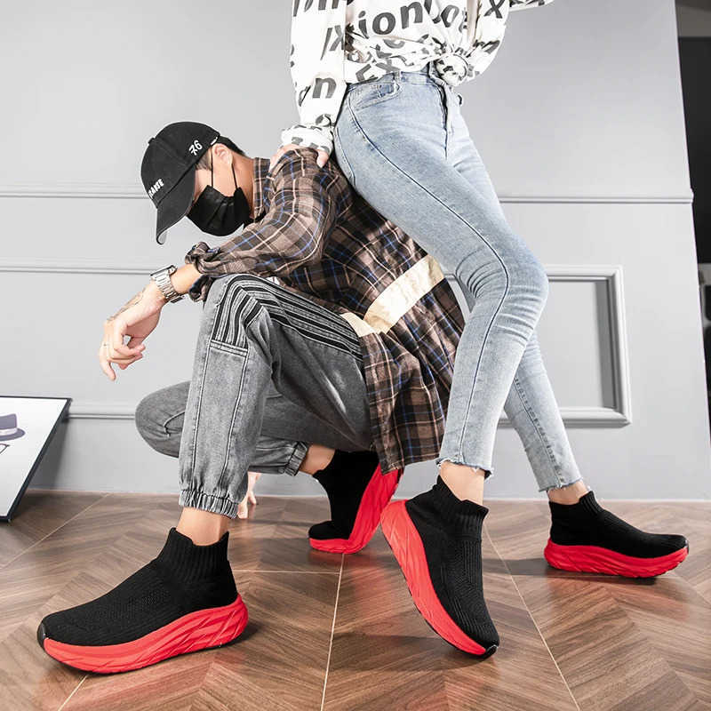Shoes For Wen Designer Sock Shoe Tenis Socks Sneakers Non-slip Thick Soled Zapatillas Breathable Fem Light Teni Luxury Shoe Z241209