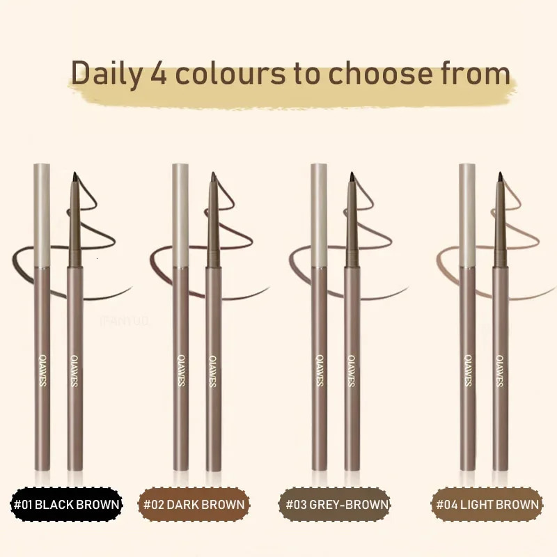 Slim Gel Eyeliner Pencil Waterproof Eyeliner Lying Silkworm Pen Smooth Waterproof Anti-Rubbing Lasting Non-Smudge Eyes Makeup 241209