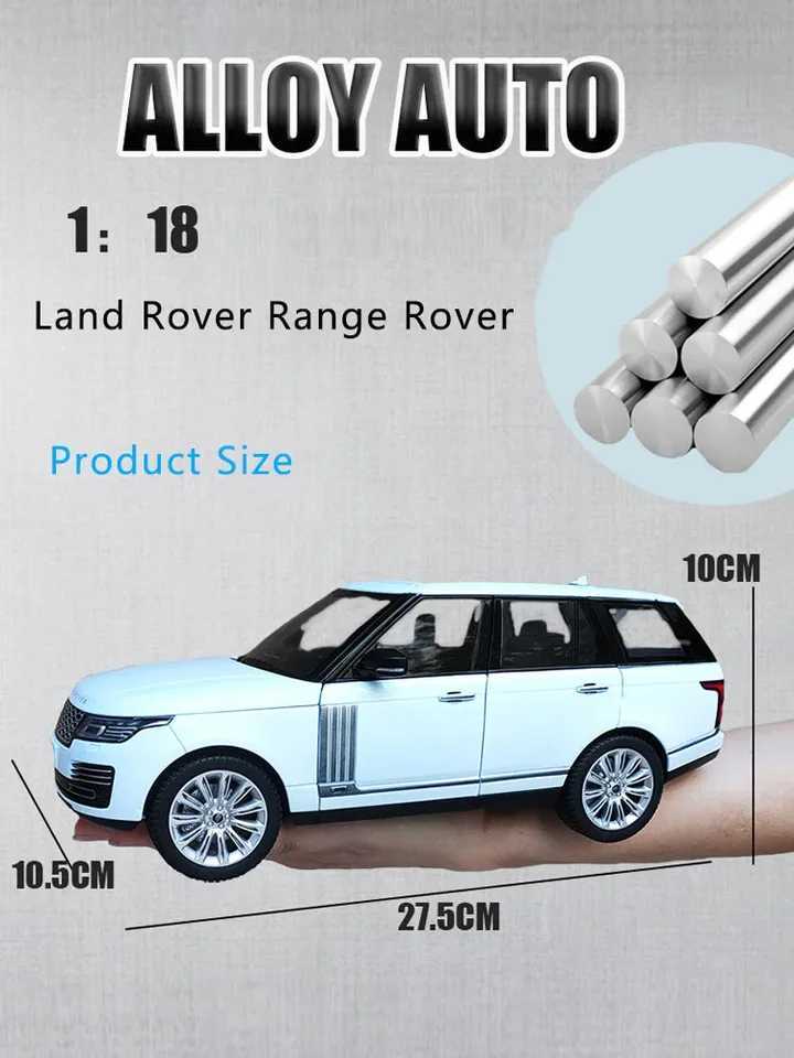 1 18 Simulated Large Range Rover Alloy Car Model Sound and Light Pullback Toy Car Boy Series Decorative Gift X241209