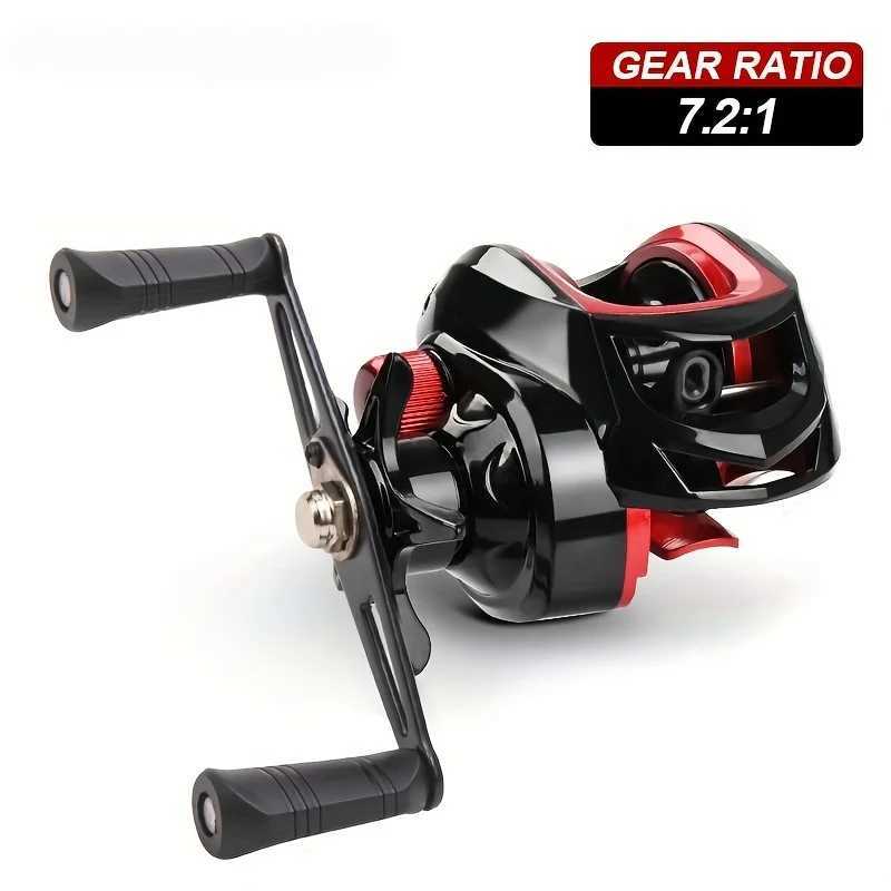 GLS Fishing Reel Max Drag 8KG Gear Ratio 7.2 1 Metal Line Cup 18+1BB Fishing Reel For Freshwater Saltwater baitcasting reelXJ241209
