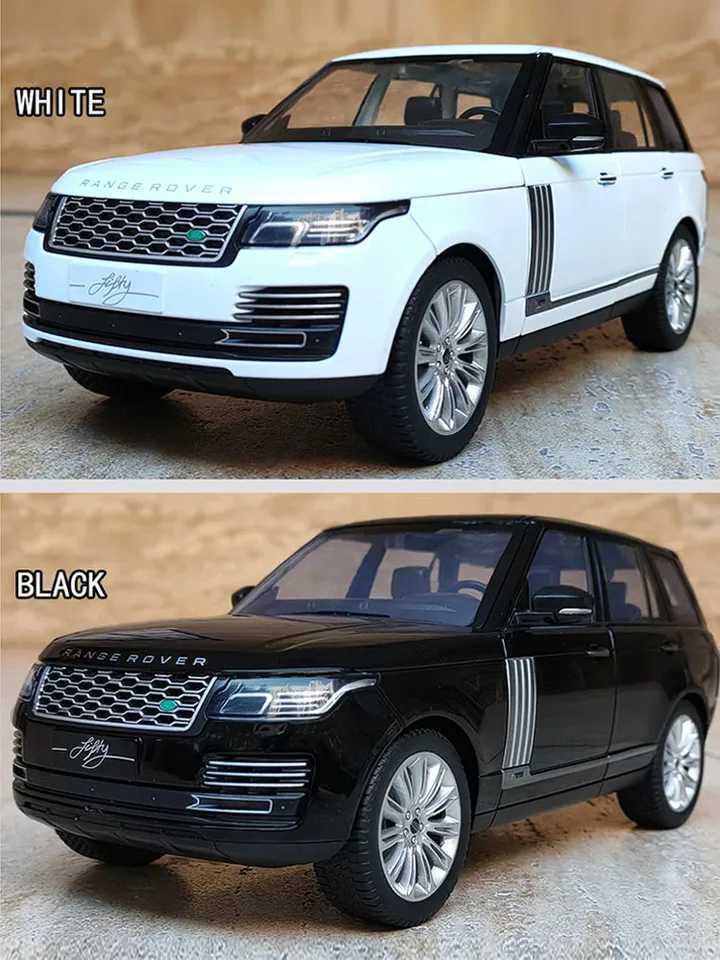 1 18 Simulated Large Range Rover Alloy Car Model Sound and Light Pullback Toy Car Boy Series Decorative Gift X241209